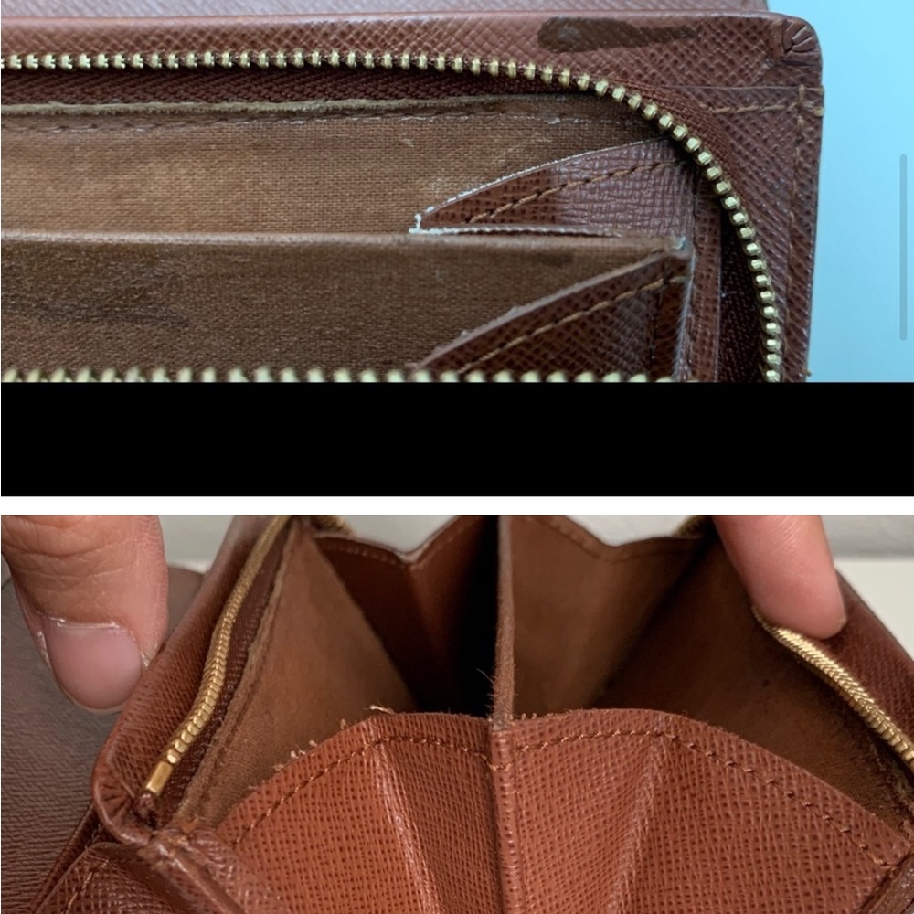 Louis Vuitton Brown Monogram Canvas Wallet - Picture 4 of 6
